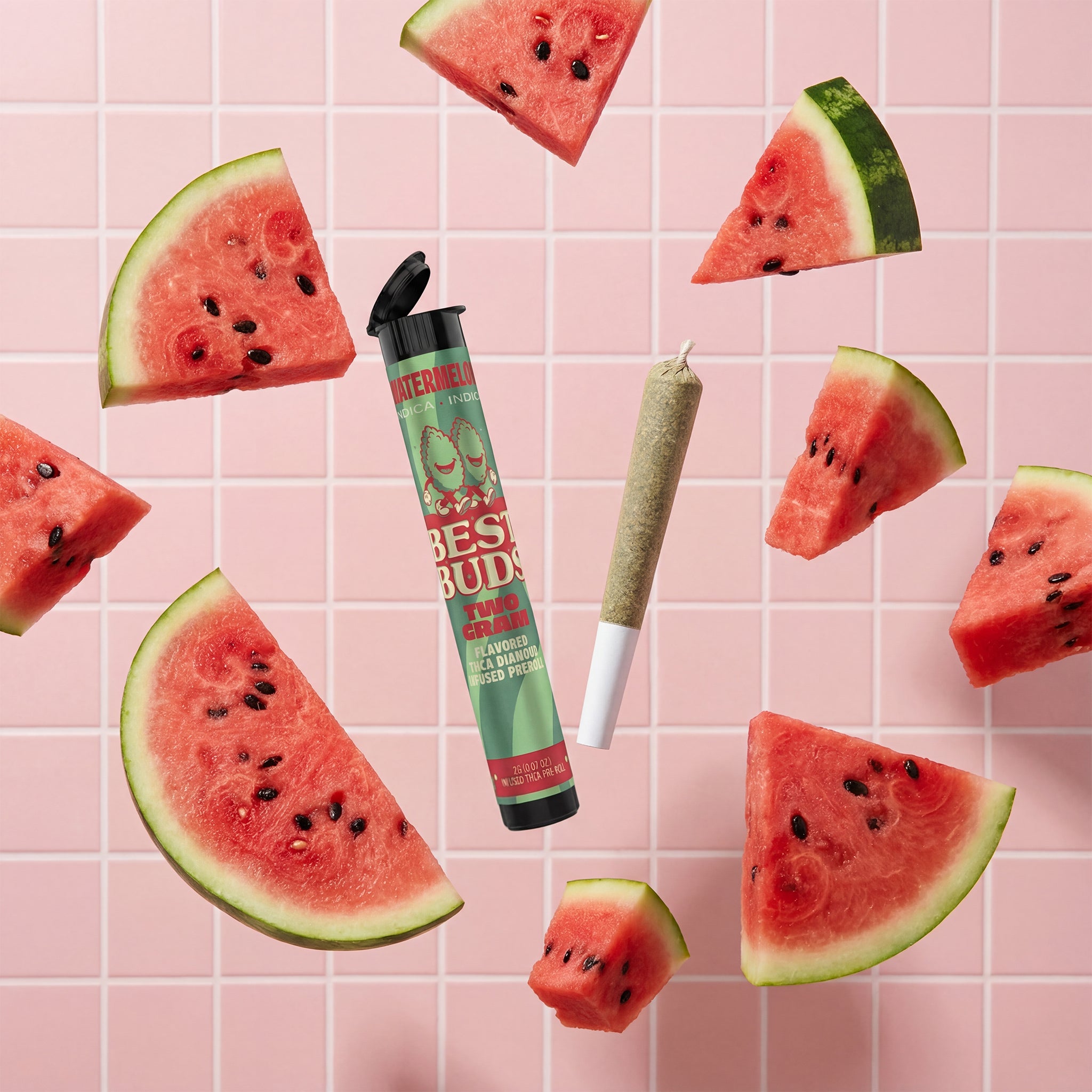 Watermelon 2g Diamond Infused Pre Roll Watermelon 2g Diamond Infused Pre Roll