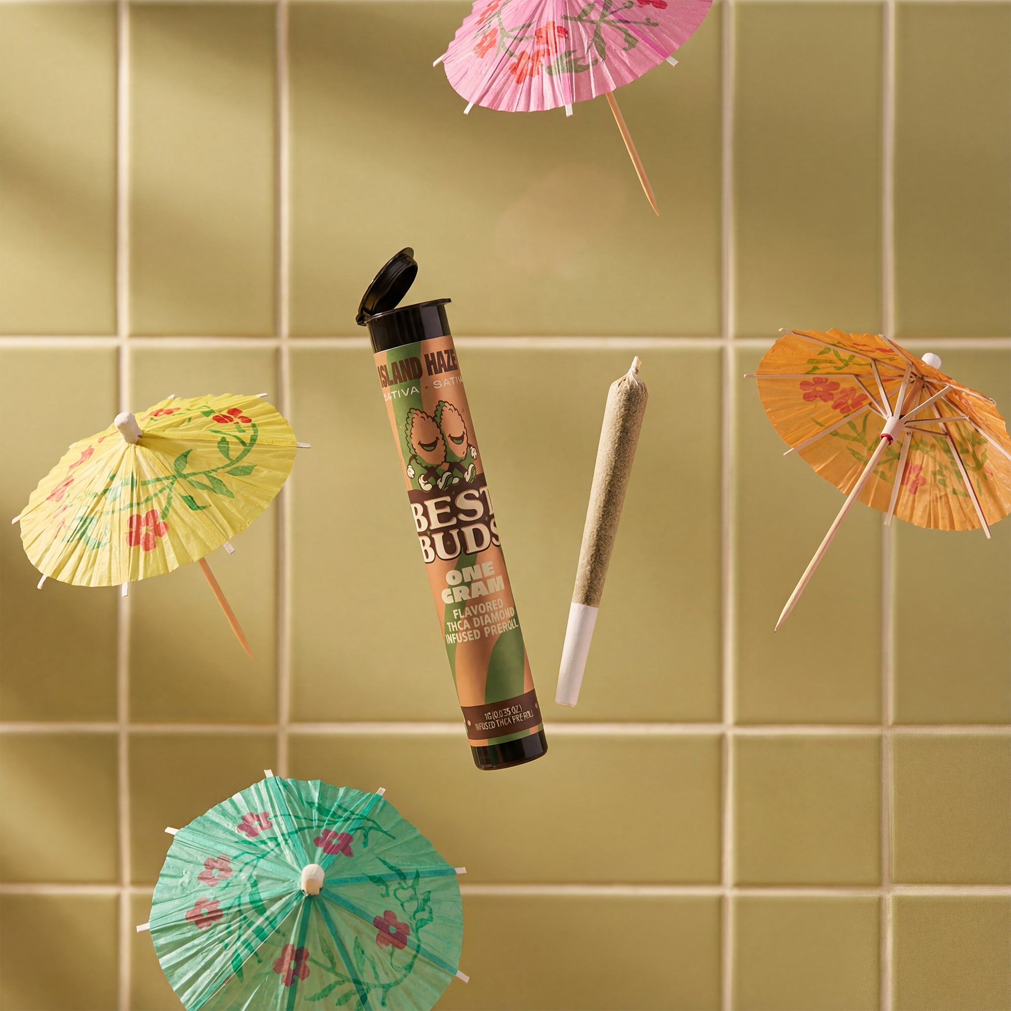 Island Haze 1g Diamond Infused Pre Roll