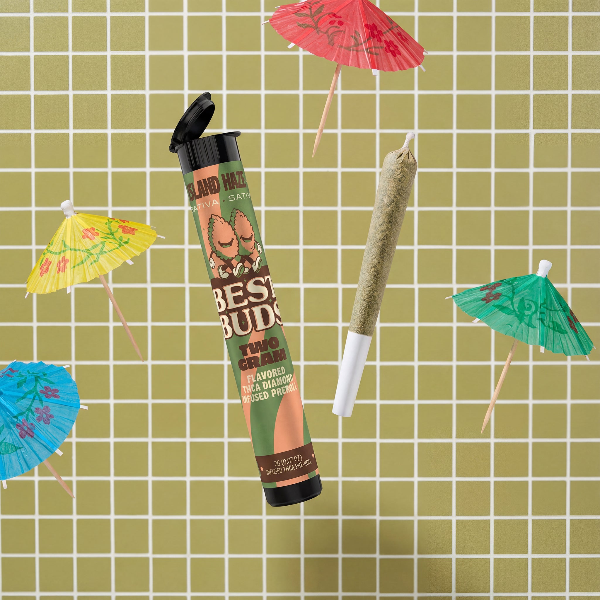 Island Haze 2g Diamond Infused Pre Roll