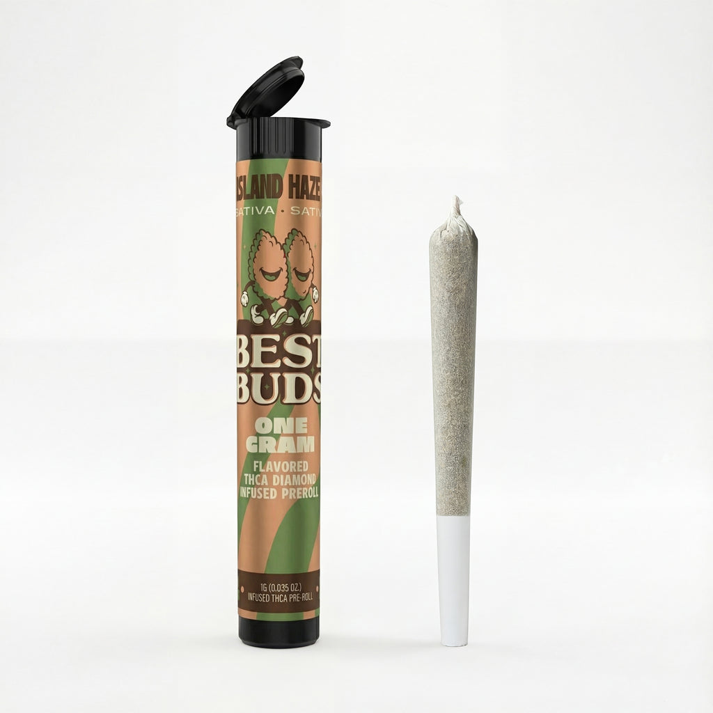 Best Buds Island Haze 1g Diamond Infused Pre Roll