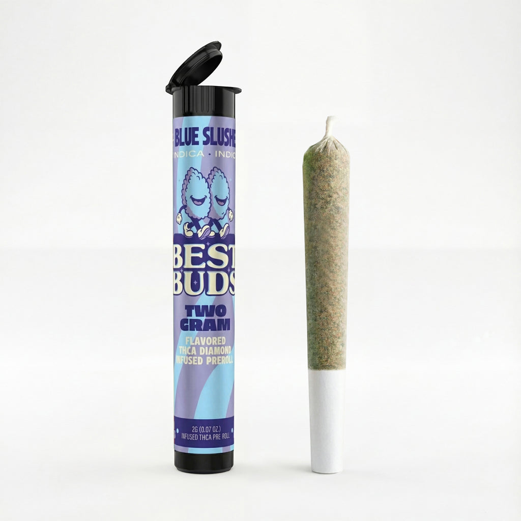 Best Buds Blue Slushee 2g Diamond Infused Pre Roll