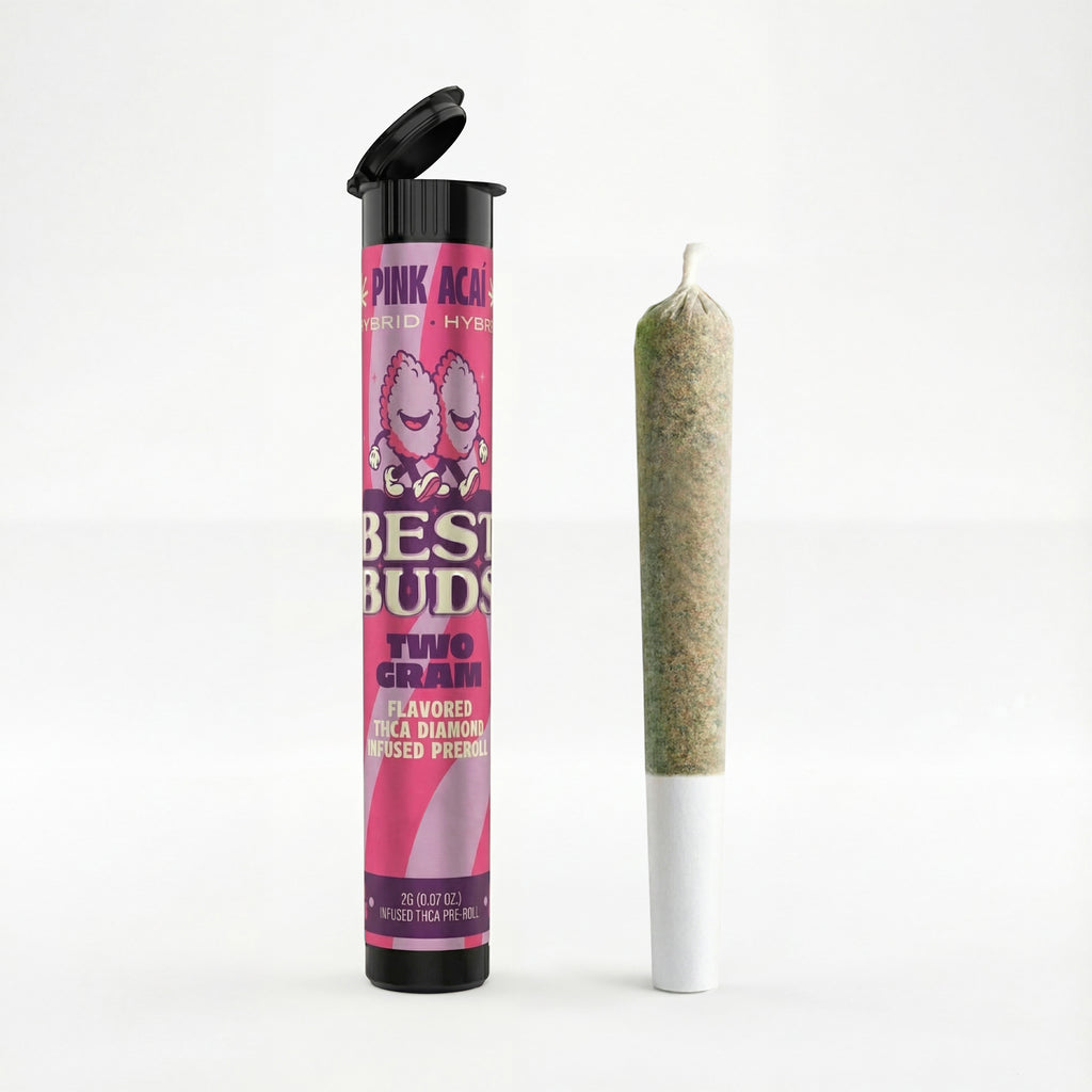 Best Buds Pink Acai 2g Diamond Infused Pre Roll